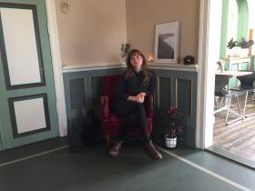 Fríða Ísberg ljóðaskáld og ritstjóri Mótþróa. Fríða Ísberg