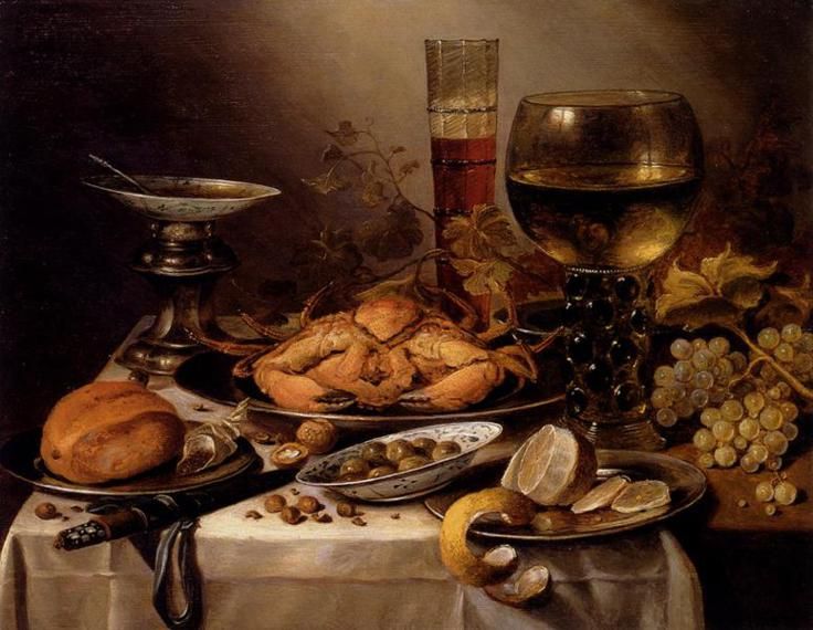Kyrralífsmynd eftir Pieter Claesz